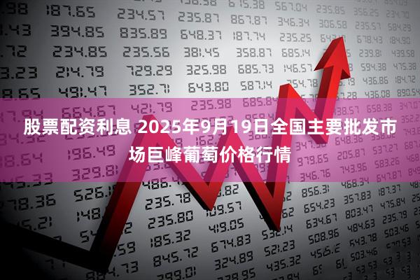 股票配资利息 2025年9月19日全国主要批发市场巨峰葡萄价格行情